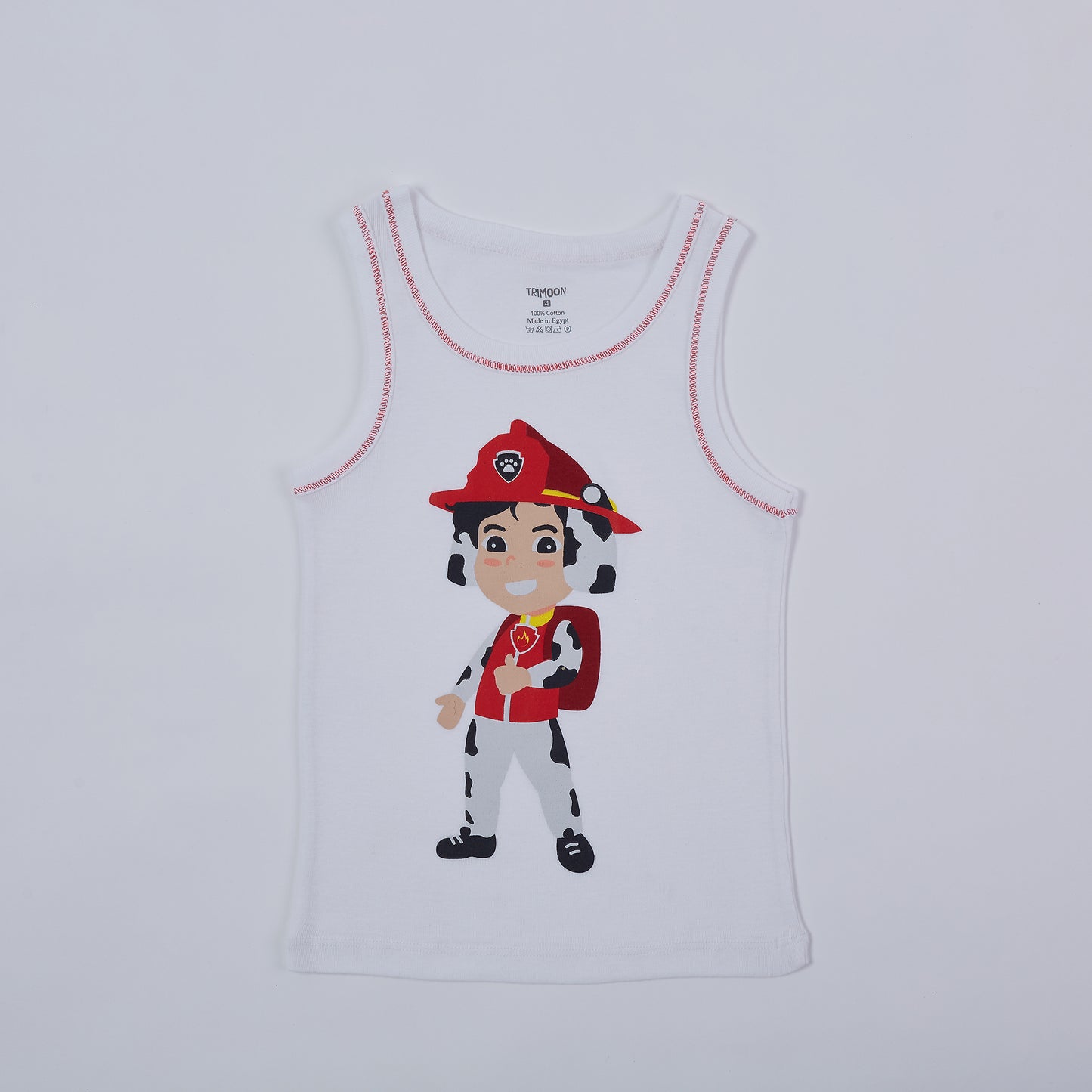 Trimoon Pack of 2 Brand New Undershirts For Boys -  Moon Patrol