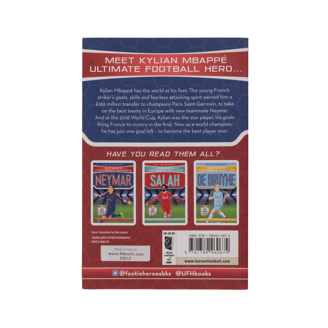 Ultimate Football Heroes Mbappe Book