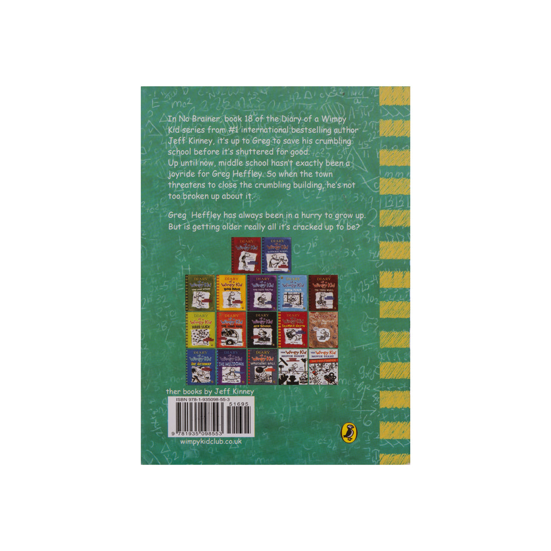 Diary Of A Wimpy Kid No Brainer Book