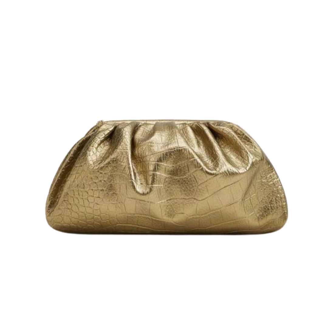 Crocodile Embossed Brand New Clutch Bag