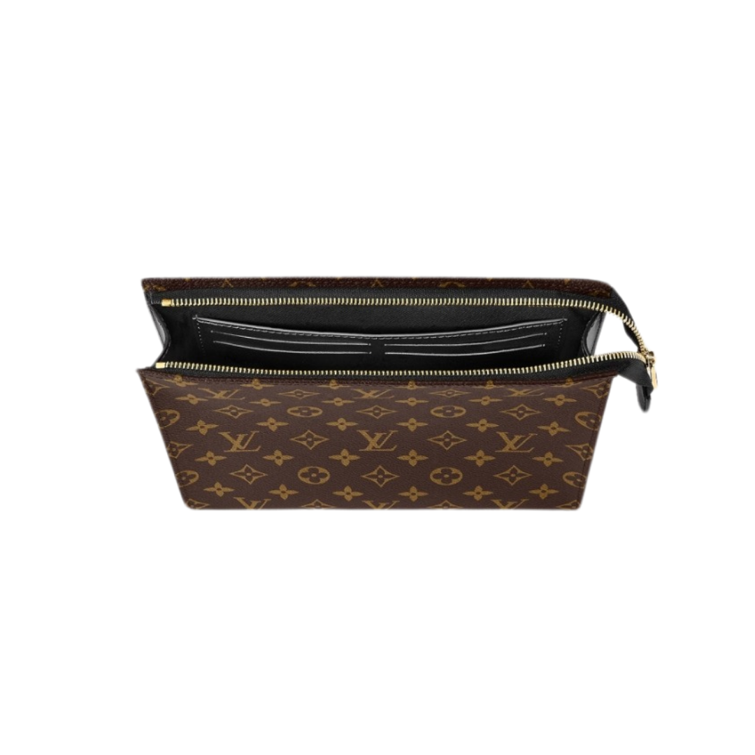 LV Brand New Pouchette Toilette Brown