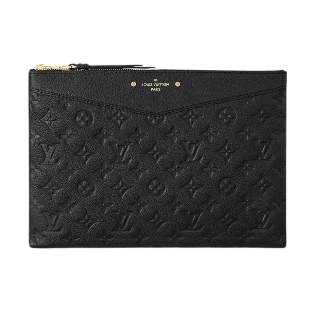 LV Brand New Daily Pouch Black