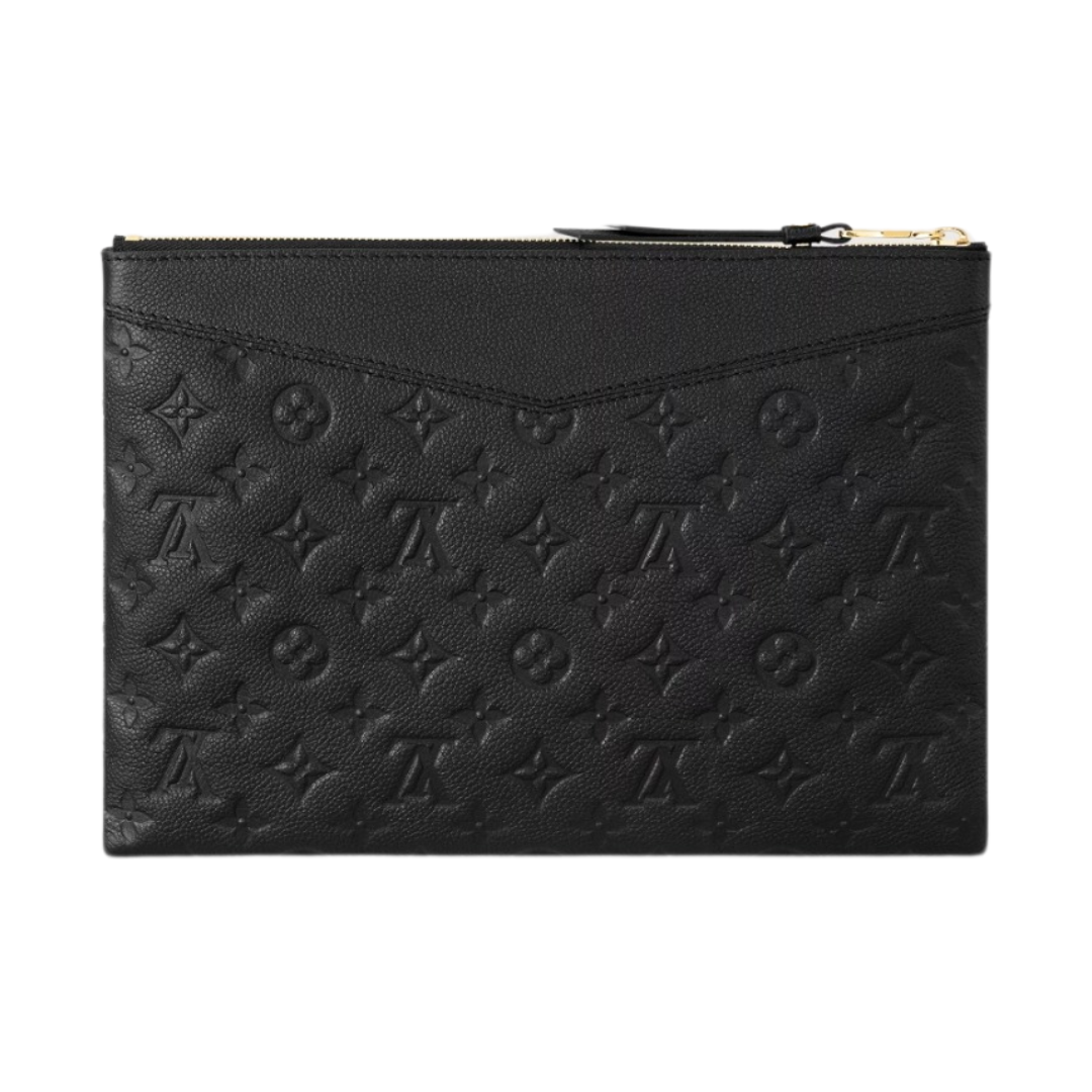 LV Brand New Daily Pouch Black