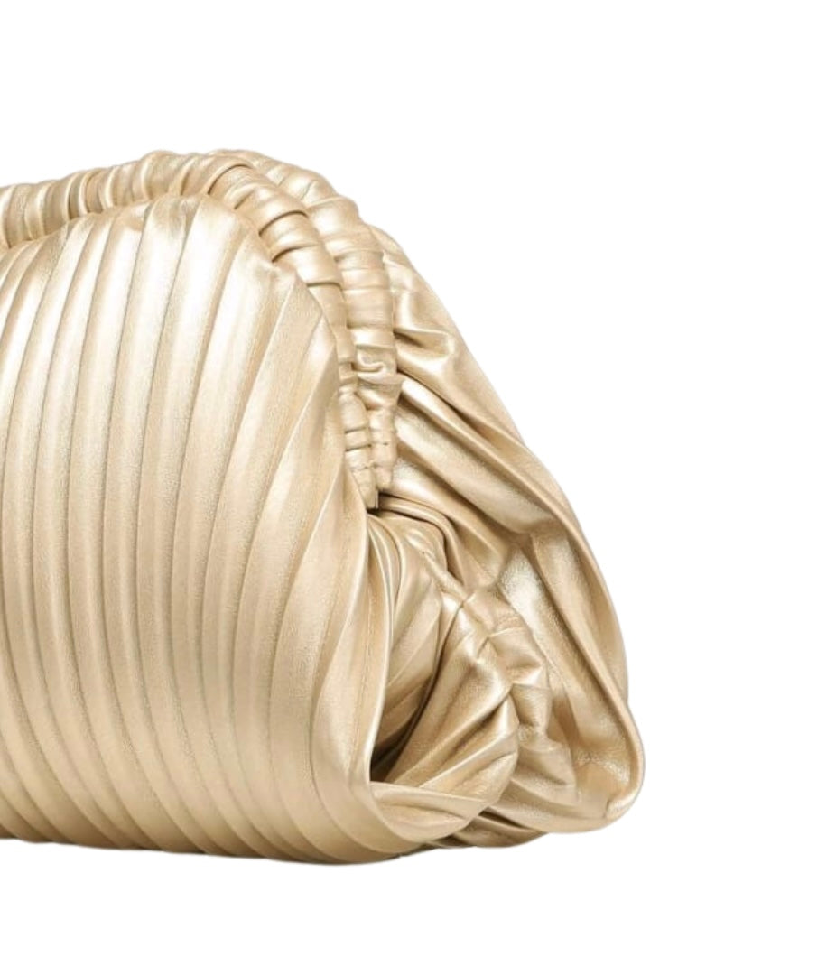 Brand New Funky Gold Clutch