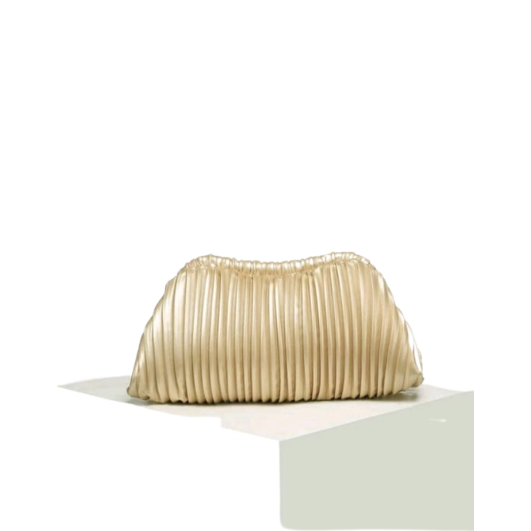 Brand New Funky Gold Clutch