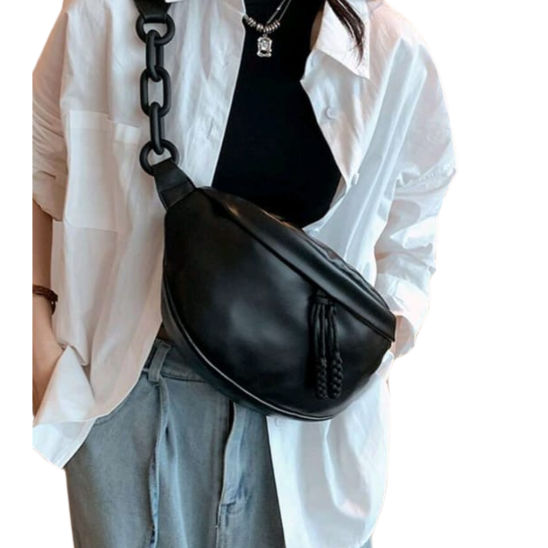 Large Capacity Brand New Black Fitness Waist Bag