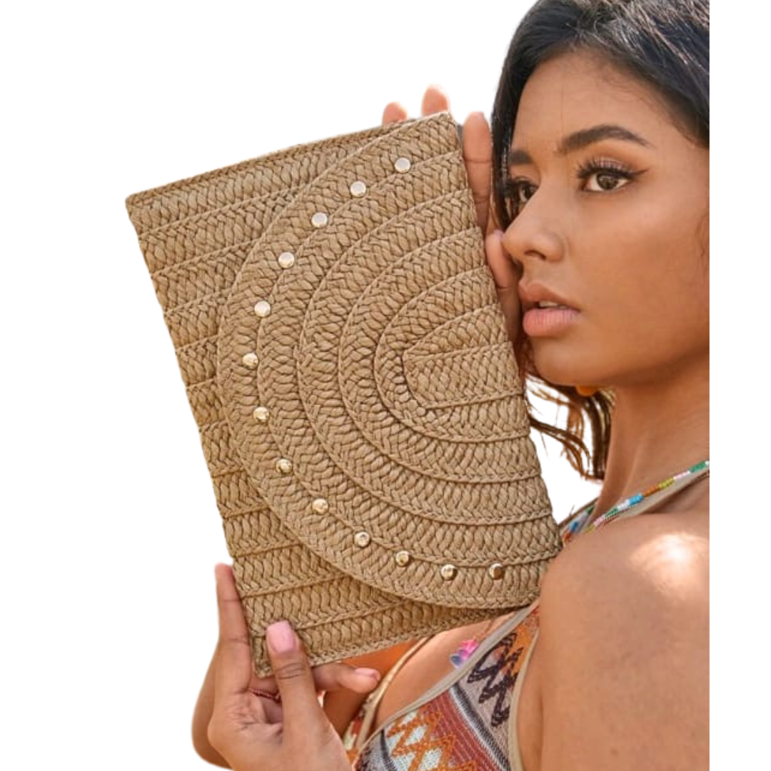 Sudded Brand New Straw Bag