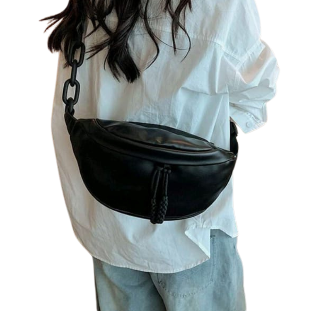 Large Capacity Brand New Black Fitness Waist Bag