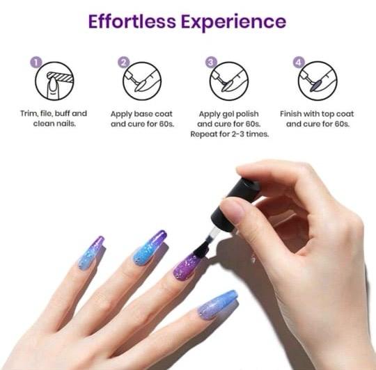 Temprature Color Changing Nail Gel