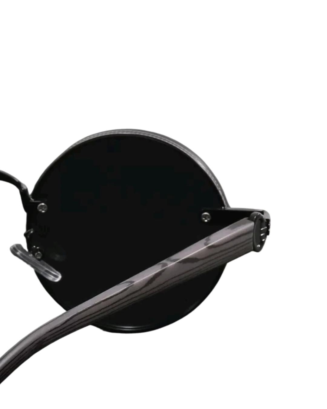 Men's Metal Round Faux Glasses
