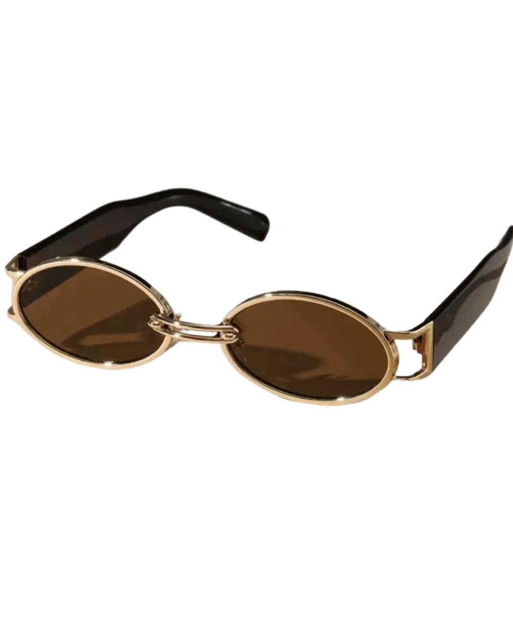 Vintage Classic Metal Oval Glasses For Women
