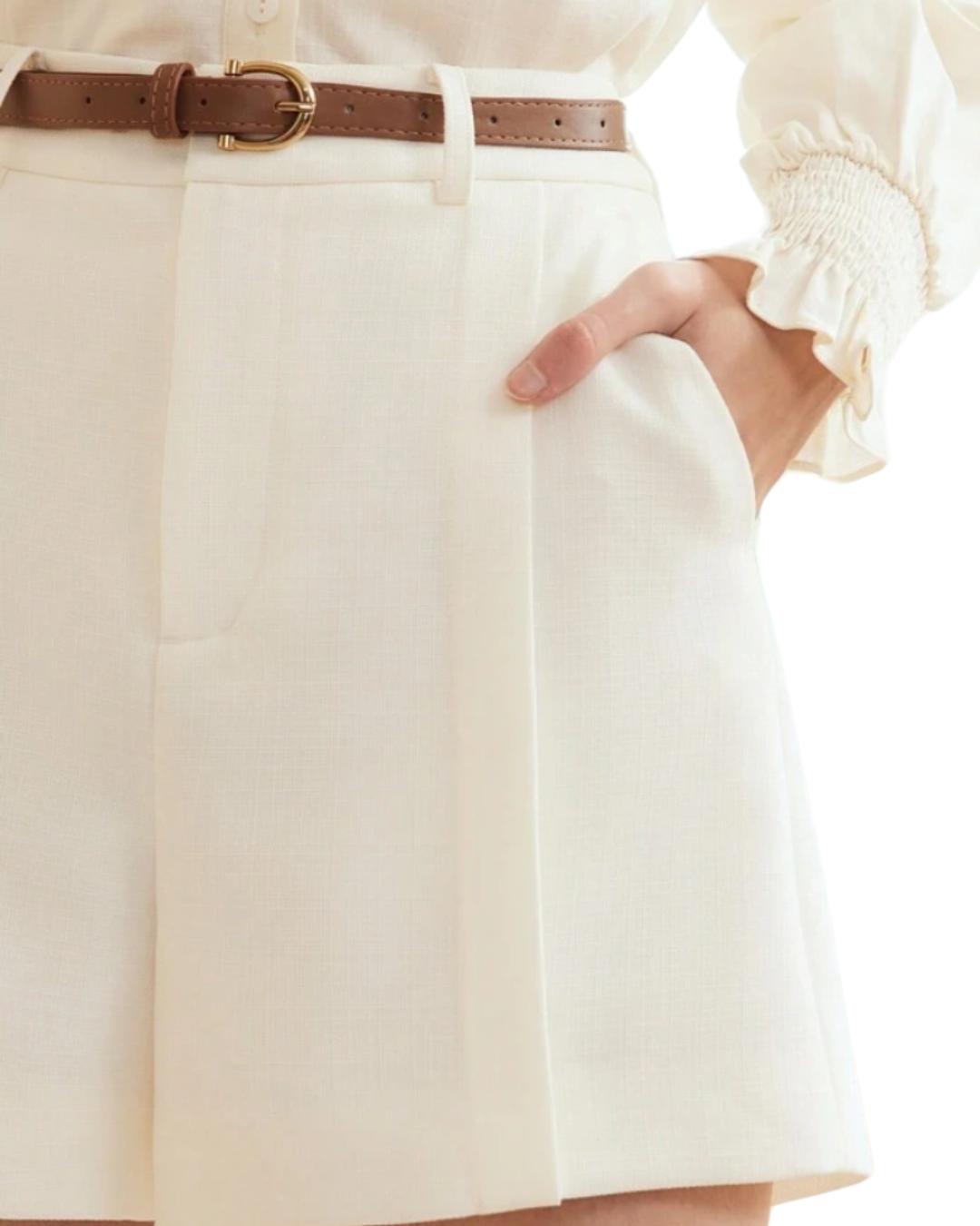 Women's Slant Pocket Seam Front Shorts