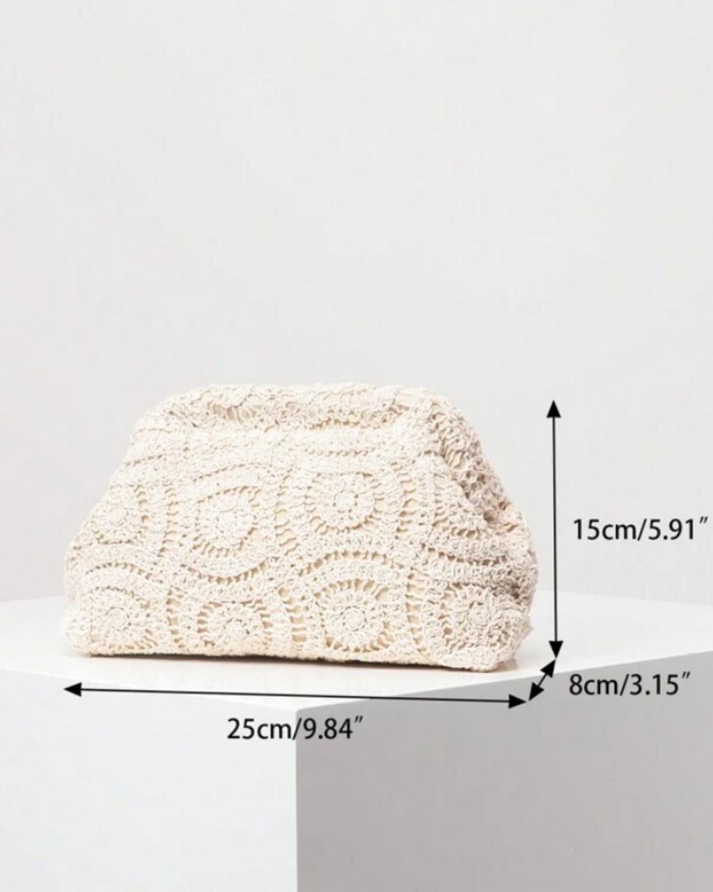 Hollow Pattern Woven Bag
