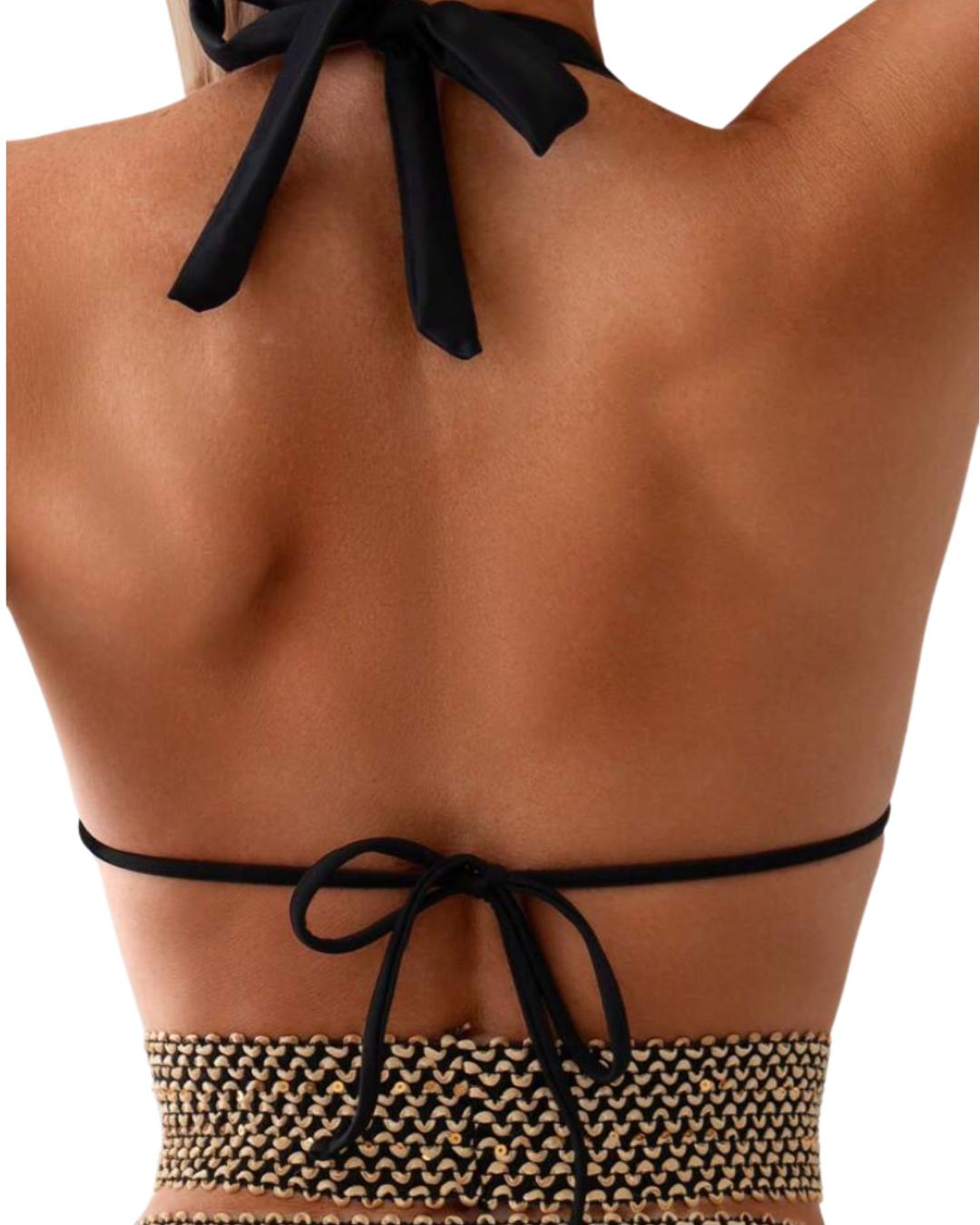 2 Pieces High Waist Split Bikini Swimwear