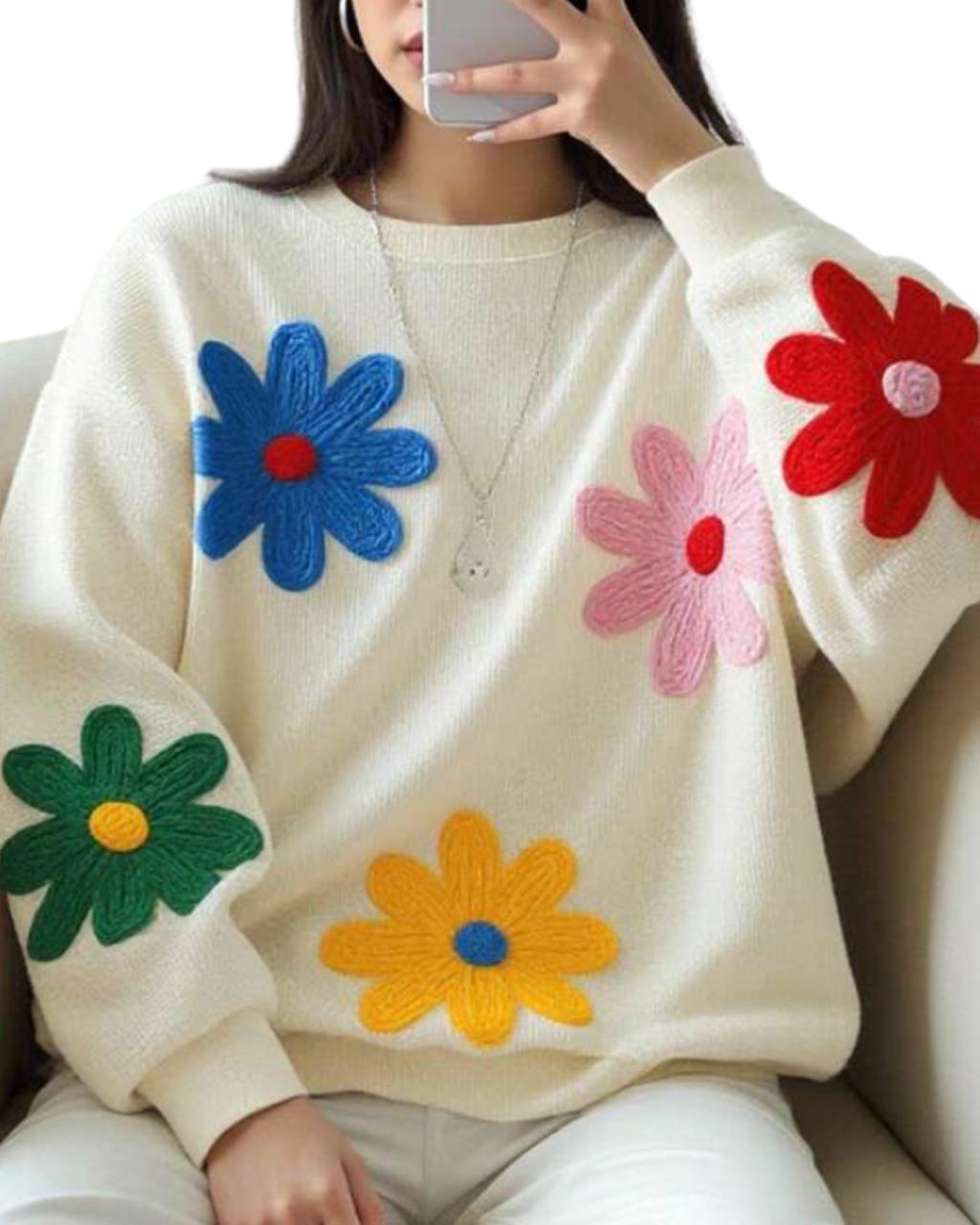 Women's Crew Neck Basic Sweatshirt