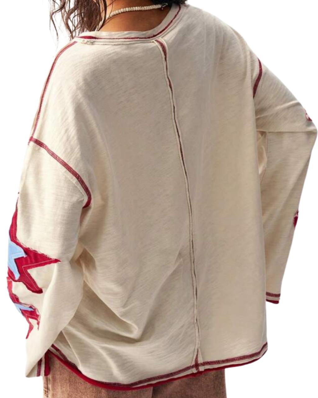 Casual Knitted Loose Fit Round Neck Long Sleeve Hoodie Sweatshirt For Women