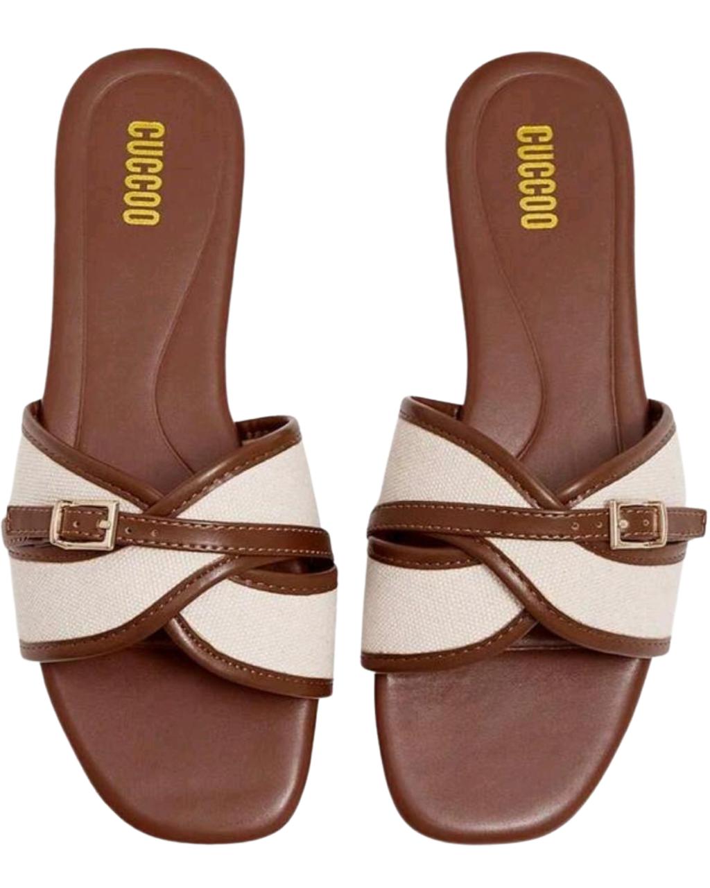Women's Fashion Brown Flat Shoes