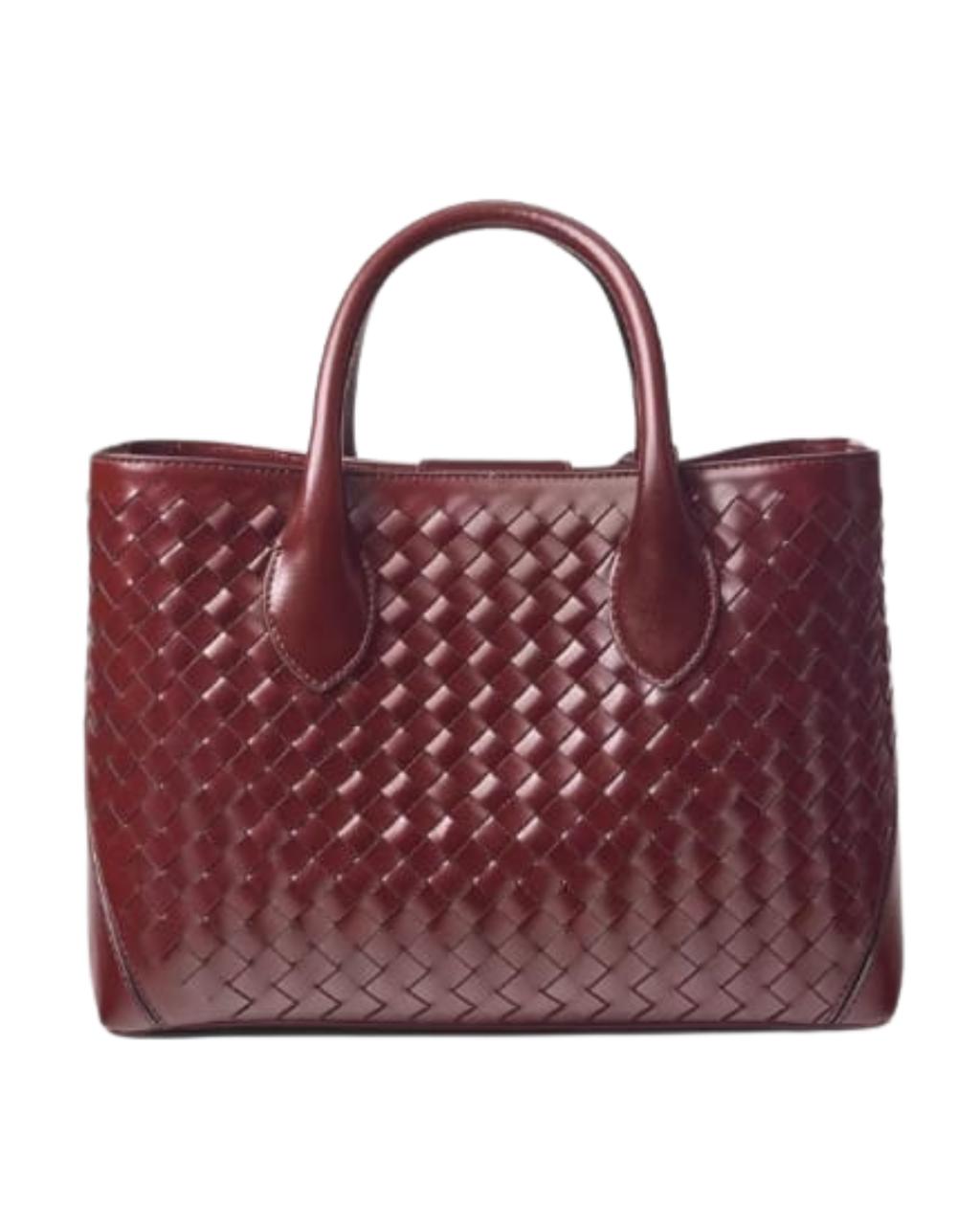 Aspinal Of London Midi London Tote Bag in Woven Leather
