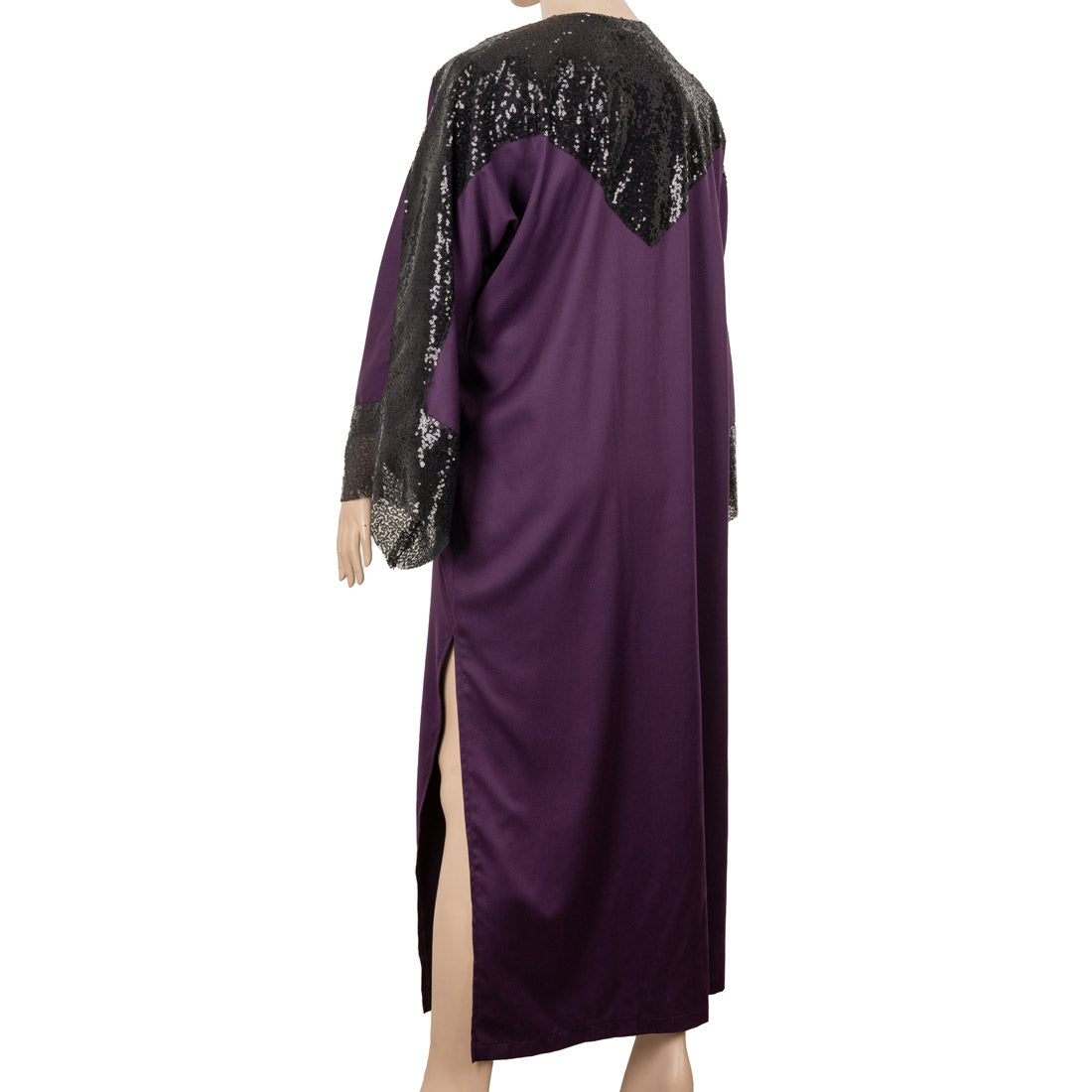 Ola Azzam Brand New Velvet Kaftan with Sequin