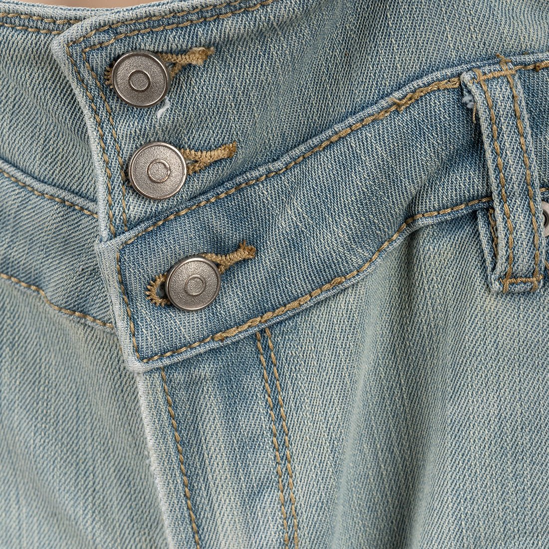 Bebe Denim Jumpsuit - mymadstore.com