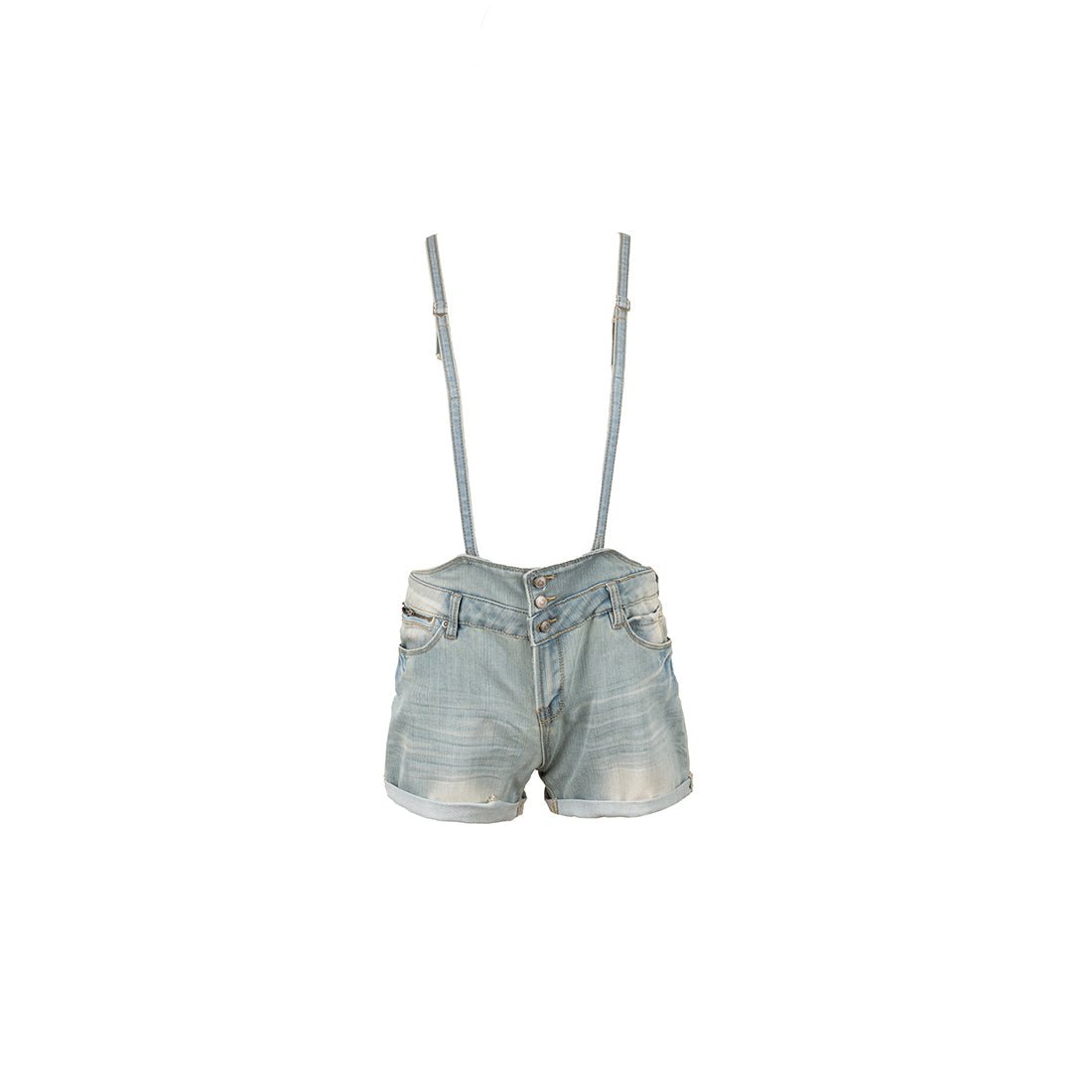 Bebe Denim Jumpsuit - mymadstore.com