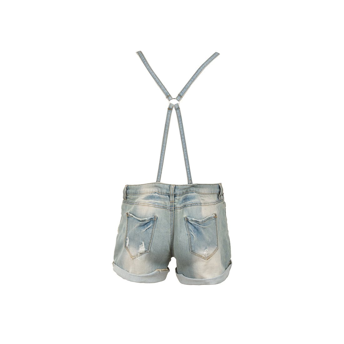 Bebe Denim Jumpsuit - mymadstore.com