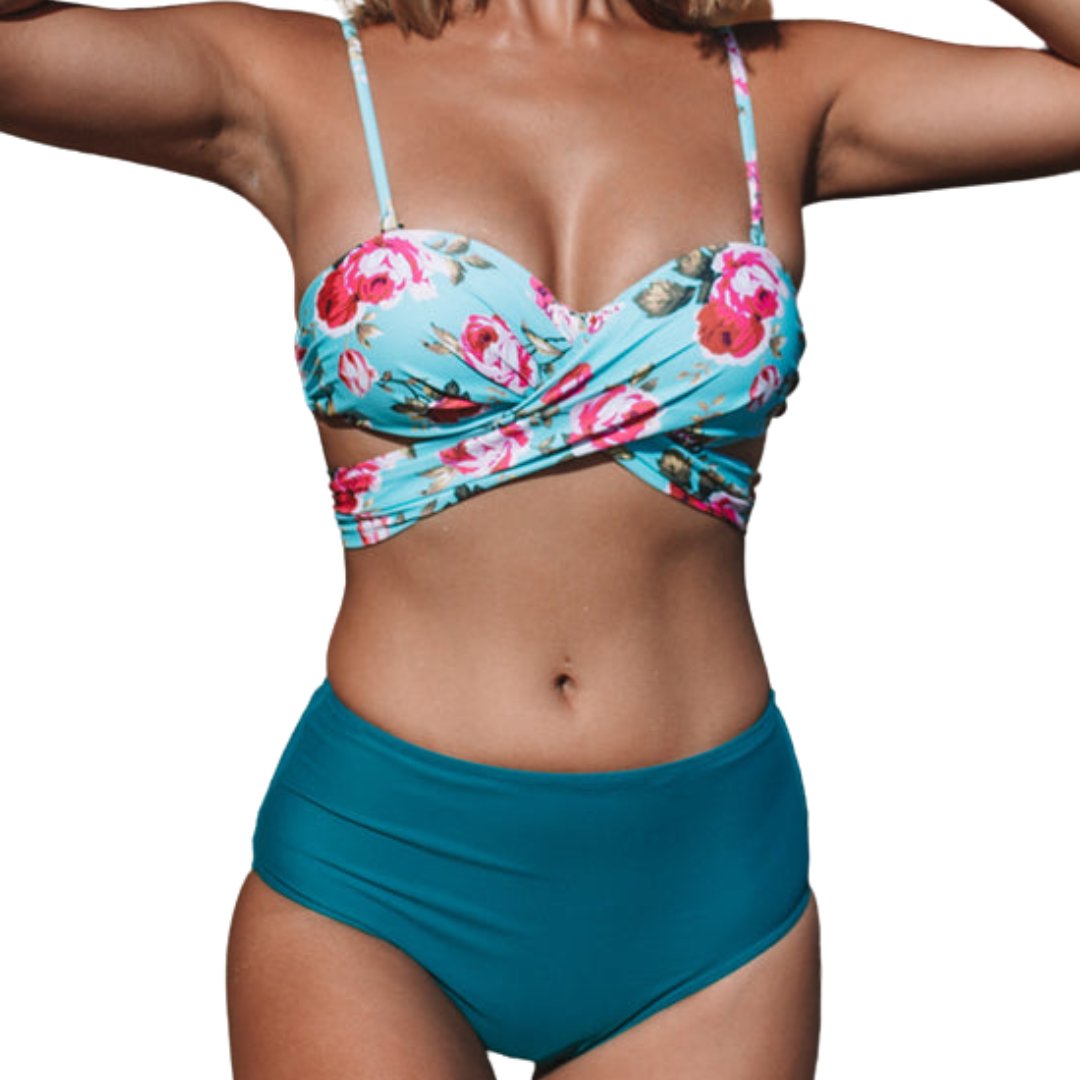 Cross Front Bikini Set Medium - mymadstore.com