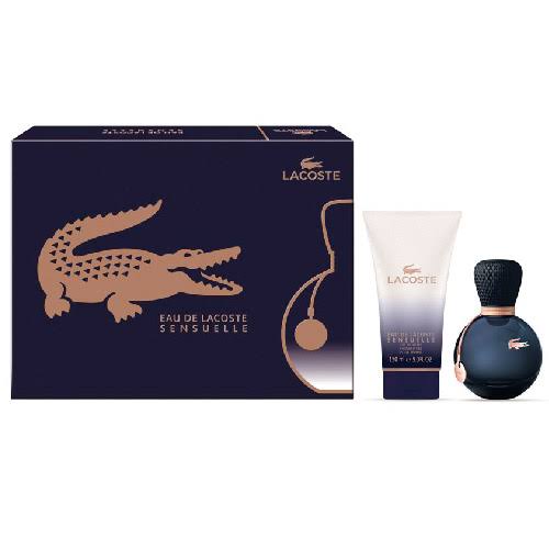 Eau De Lacoste Sensuelle Brand New Gift Set for Her - mymadstore.com