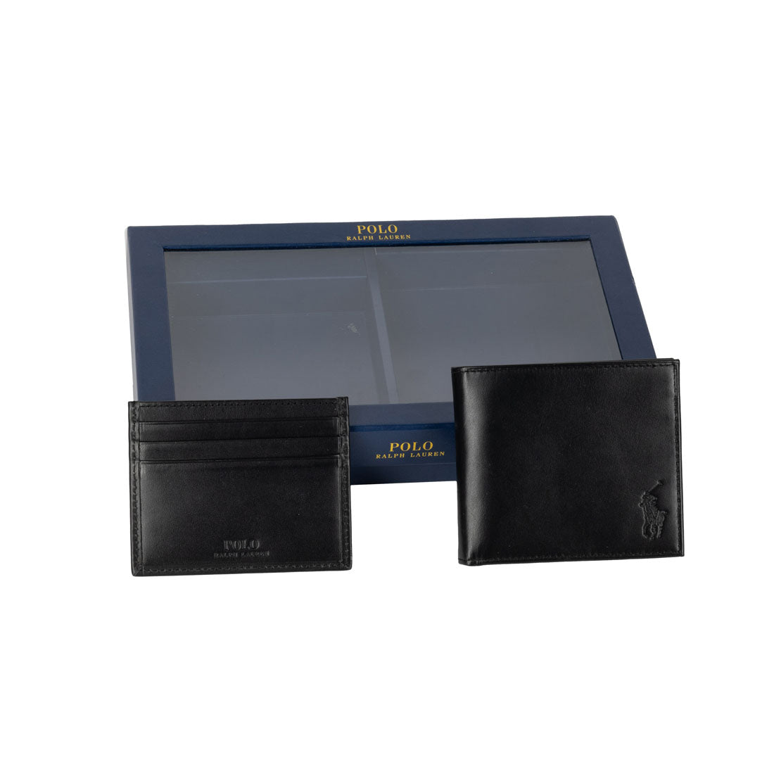 Polo Ralph Lauren Brand New Wallet & Card Holder Gift Set - mymadstore.com