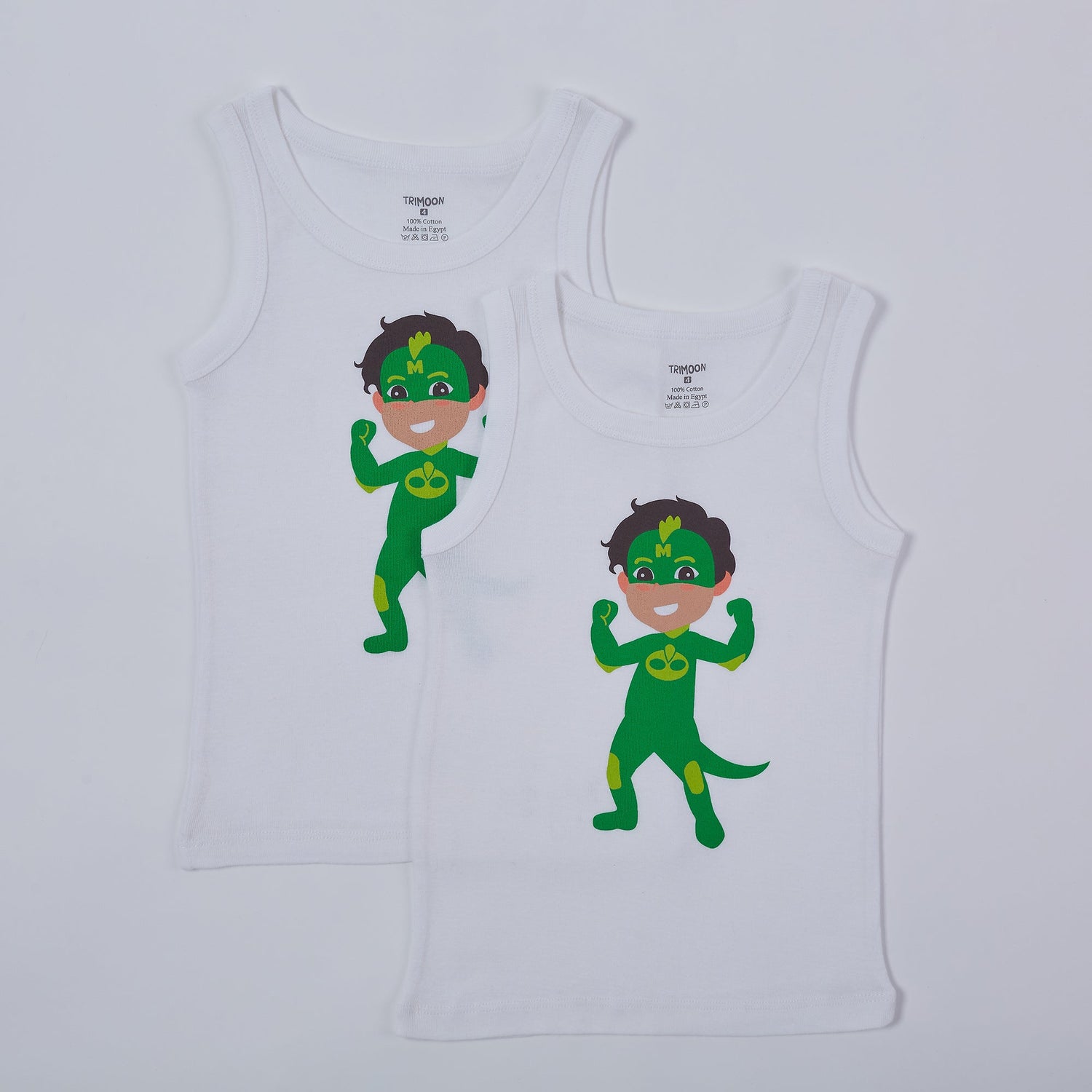 Trimoon Pack of 2 Brand New Undershirts For Boys - Howdi Moon - mymadstore.com