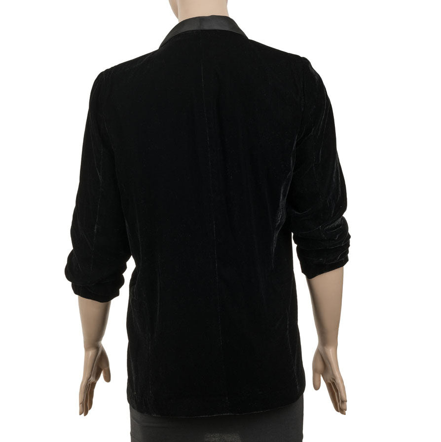 Zara Brand New Velvet Blazer - mymadstore.com