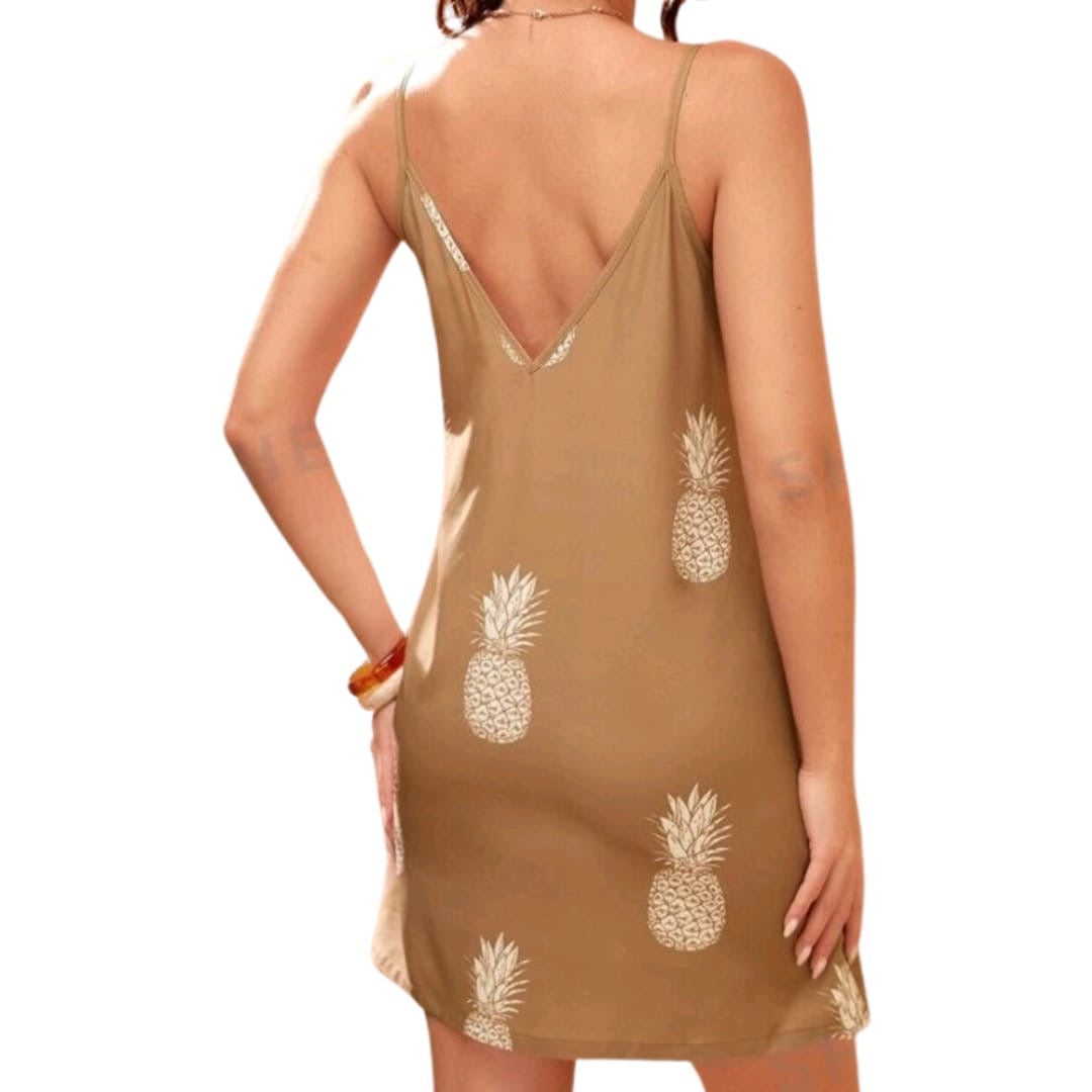 Pineapple Print Brand New Dress