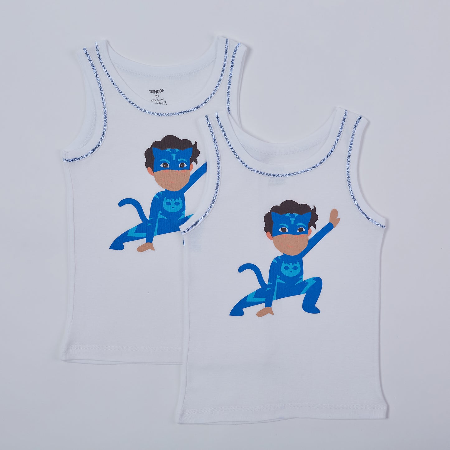 Trimoon Pack of 2 Brand New Undershirts For Boys -  threo Patrol