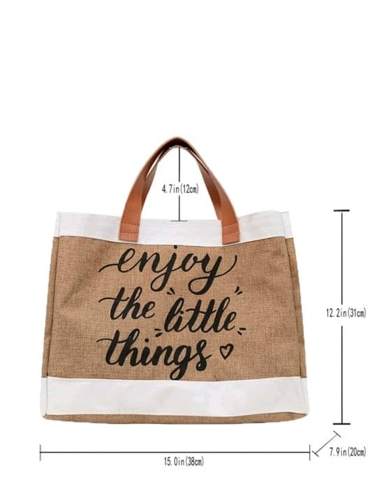 Enjoy The Little Things Brand New Beach Bag