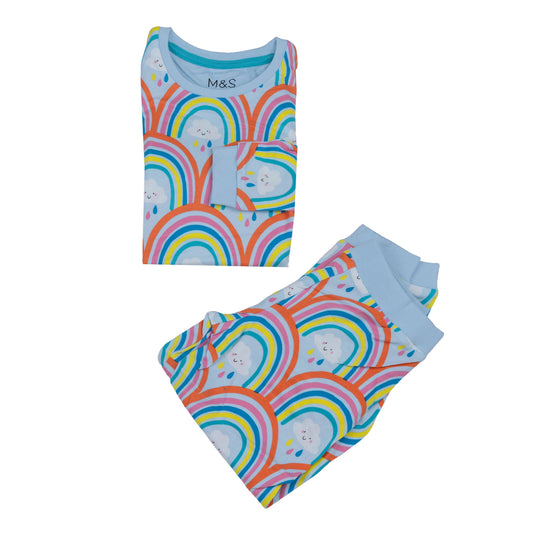 M&S Skinny Fit Pajamas' For Girls