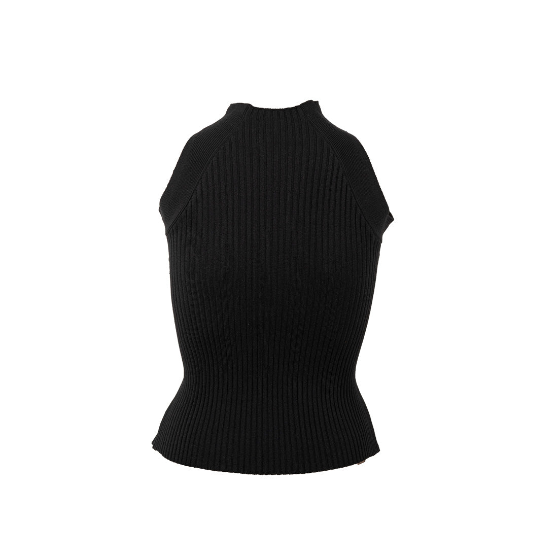 Black Cutout Top