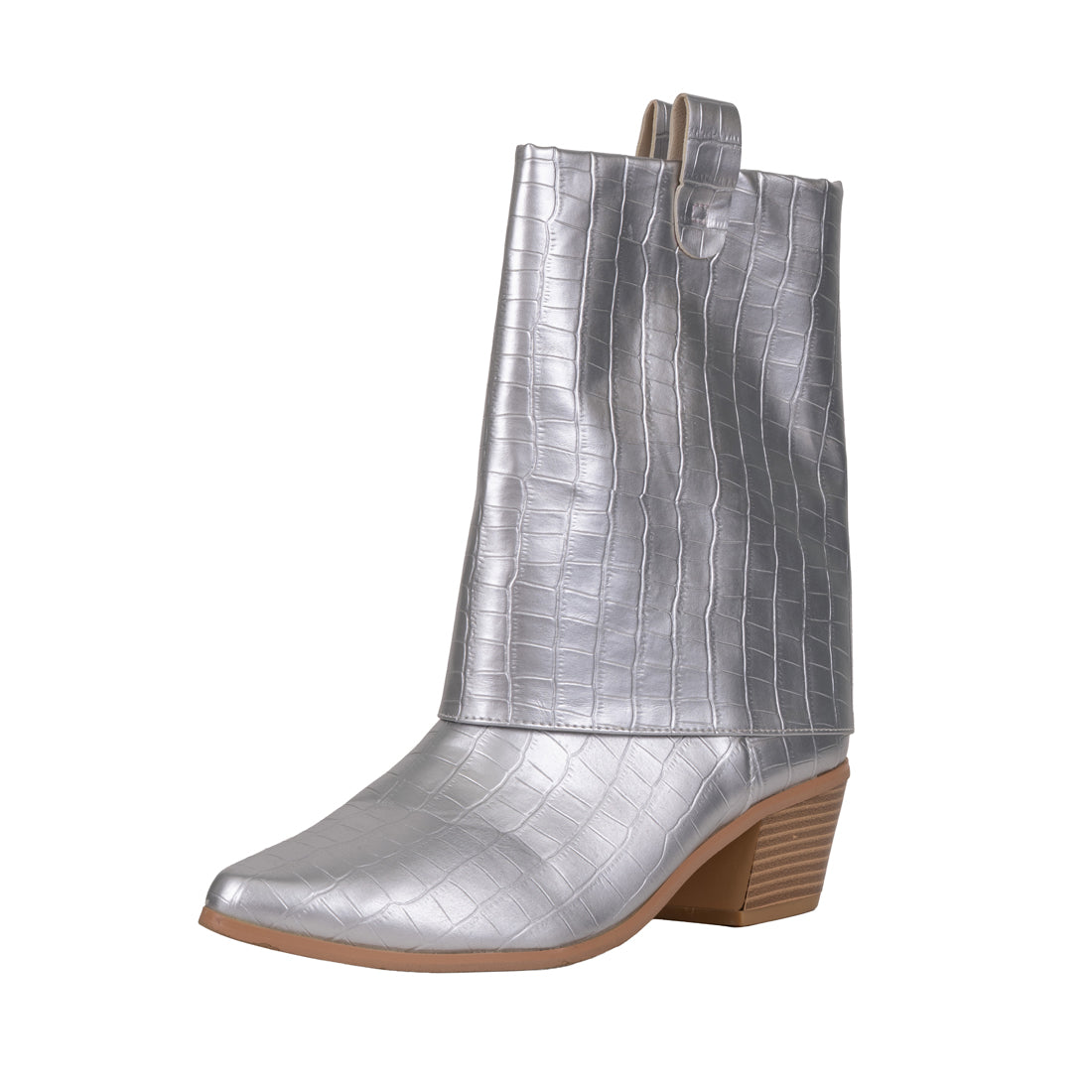 Cowboy Silver Boots