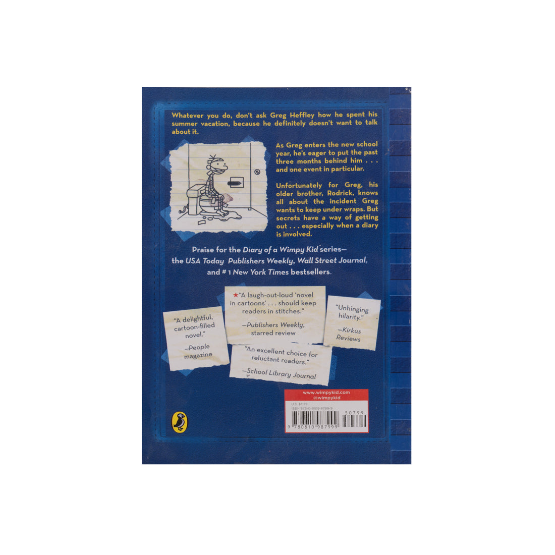 Diary Of A Wimpy Kid Rodrick Rules Book