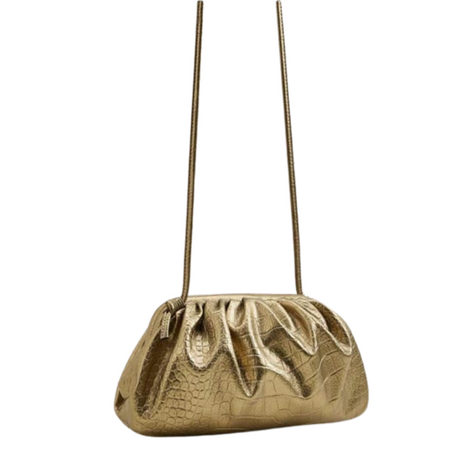 Crocodile Embossed Brand New Clutch Bag