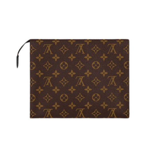LV Brand New Pouchette Toilette Brown