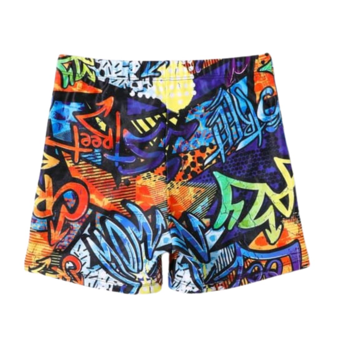 Brand New Graphic Swimwear For Boys 10 Y