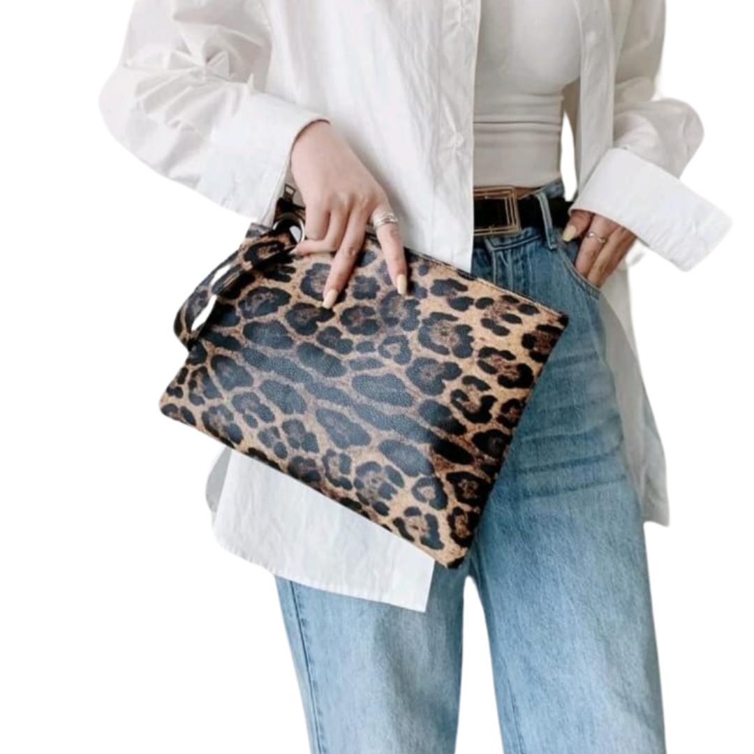 Brand New Leopard Clutch