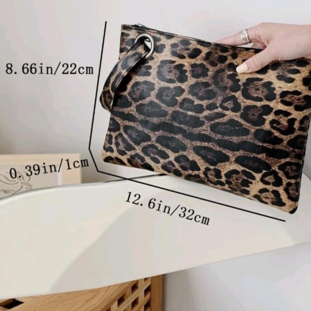 Brand New Leopard Clutch