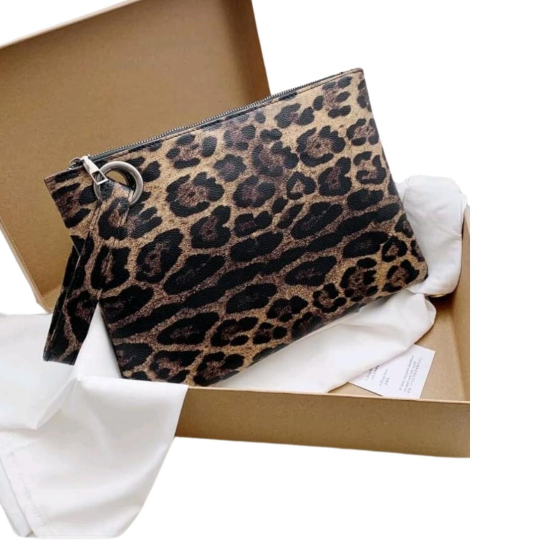 Brand New Leopard Clutch