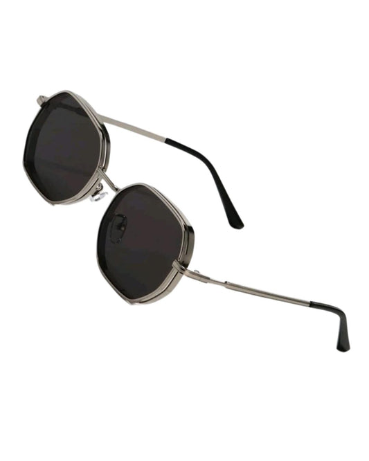 Men Metal Geometric Glasses