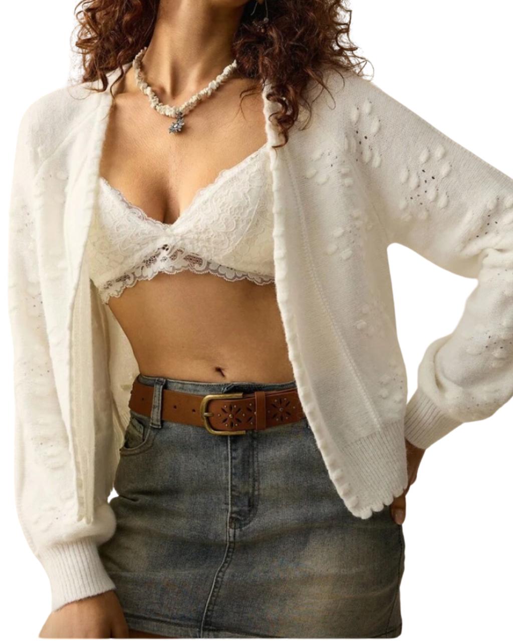 Minimalist Long Sleeve Cardigan For Women