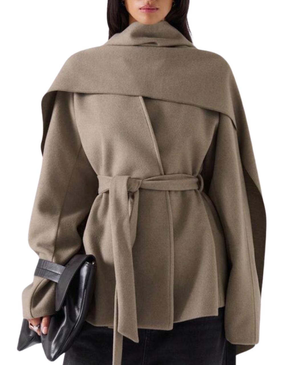 Minimalism Fall Women's Solid Color Long Sleeve Overcoat