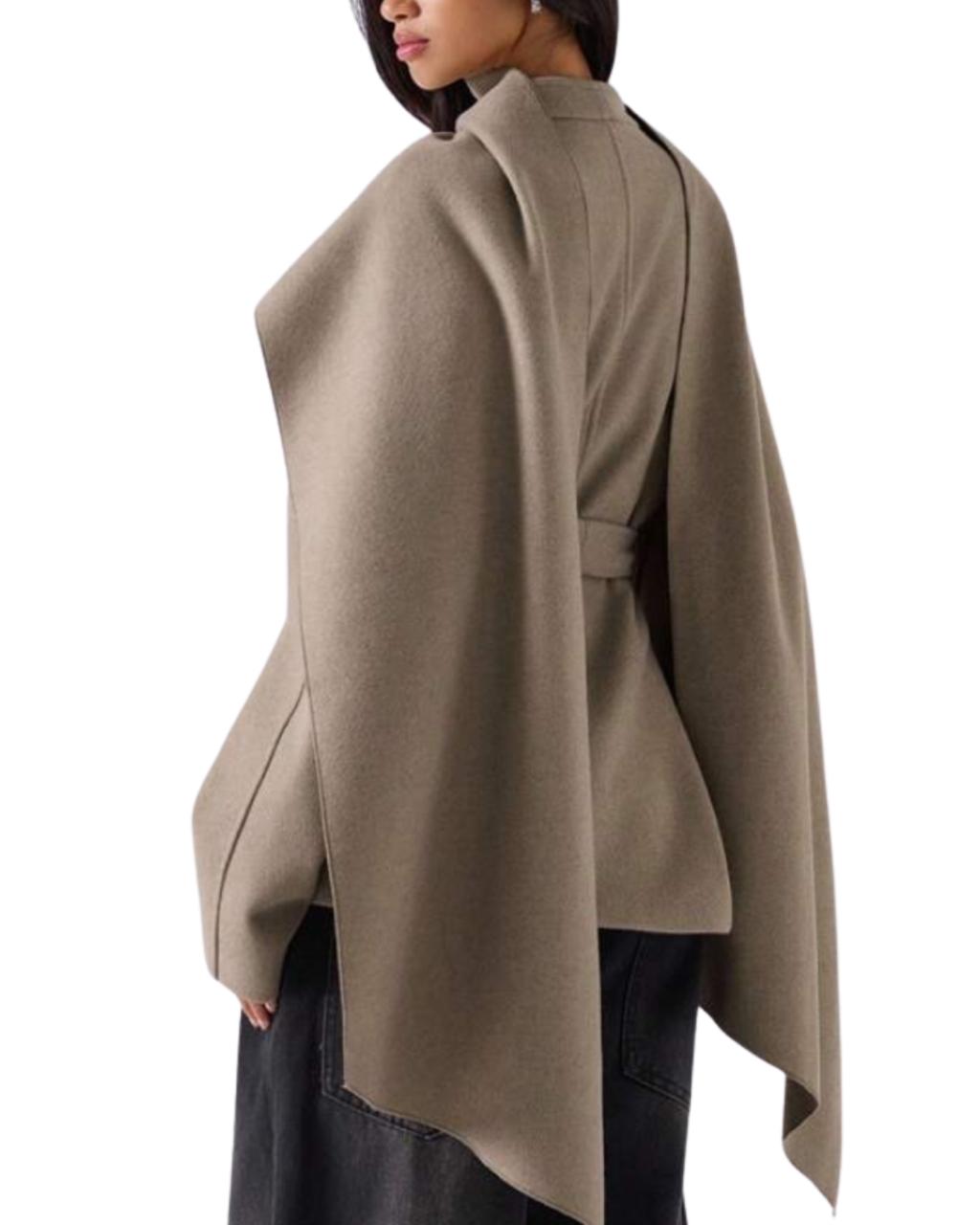 Minimalism Fall Women's Solid Color Long Sleeve Overcoat