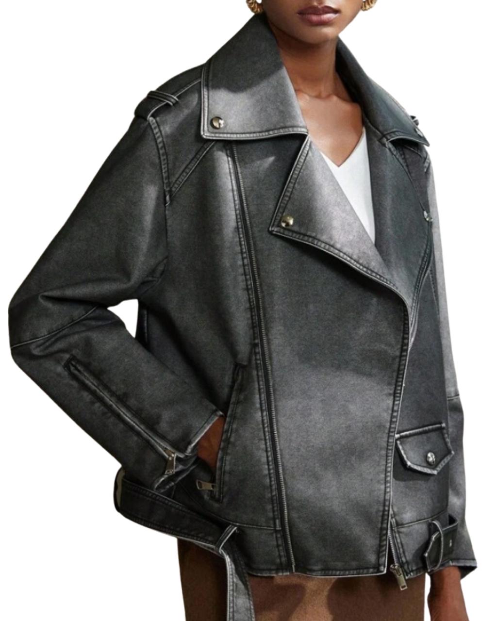 Fashionable Casual Minimalist Zipper Women Jacket