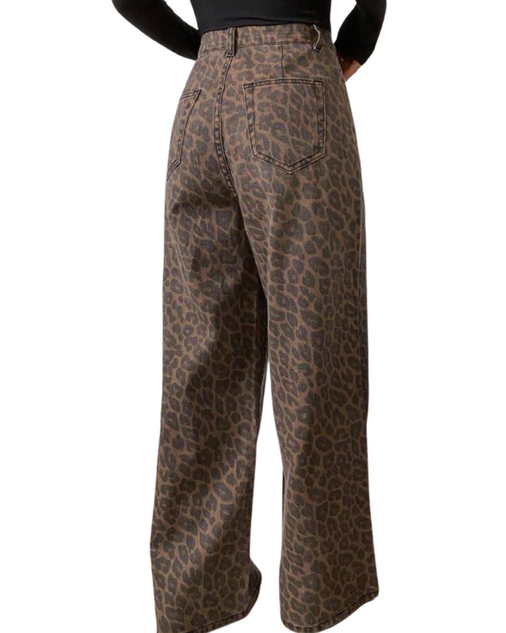 Women's Loose Leopard Print Pants
